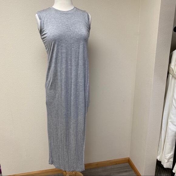Acne Studios Ordelia Tencel Dress Grey XS - Picture 3 of 10